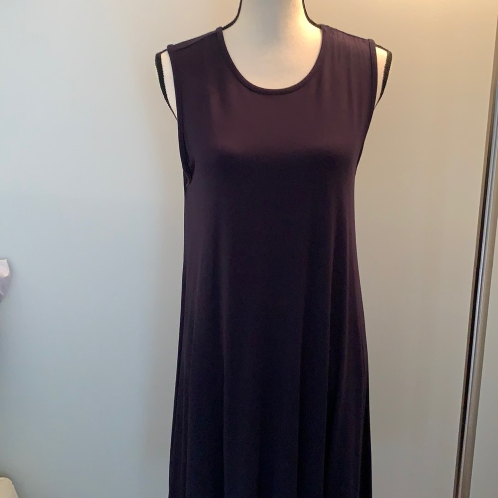 Sleeveless tunic style dress